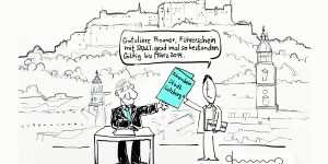 Beitragsbild des Blogbeitrags Harry Preuner, Schlossherr im Lustschloss Mirabell