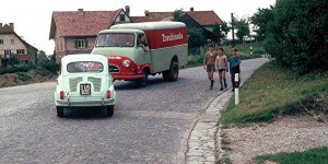 Beitragsbild des Blogbeitrags Die B156 beim Stadlerberg in alten Ansichten