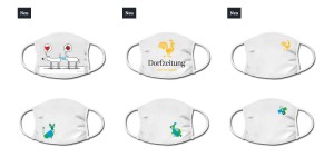 Beitragsbild des Blogbeitrags Neu im Dorfladen: Nasen-/ Mundschutzmasken