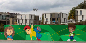 Beitragsbild des Blogbeitrags Erfrischend bunte Graffities in Gnigl