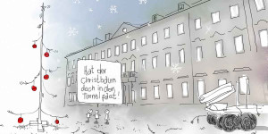 Beitragsbild des Blogbeitrags Salzburger Christbaum-Drama