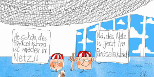 Beitragsbild des Blogbeitrags Wird Decken-Kunstwerk eingehaust?