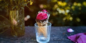 Beitragsbild des Blogbeitrags Brombeersorbet bis Badeschluss 