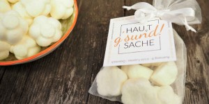 Beitragsbild des Blogbeitrags Last Minute Weihnachtsgeschenk – Selbstgemachte Badepralinen