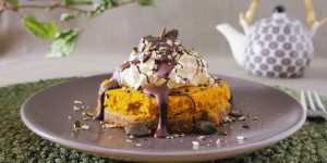 Beitragsbild des Blogbeitrags Herbstliches Kürbisküchlein und ein Update