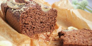 Beitragsbild des Blogbeitrags Schokoladiges Bananenbrot