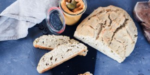 Beitragsbild des Blogbeitrags Schnelles Olivenbrot für Überraschungsgäste