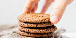 Beitragsbild des Blogbeitrags Schokoladen Cookies – die saftige Verführung 