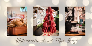 Beitragsbild des Blogbeitrags Weihnachtslunch mit Max Stiegl und Tchibo im Gut Purbach