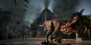 Beitragsbild des Blogbeitrags [Review] Jurassic World Evolution – Die Dino-Simulation, die die Fans sich wünschen? 