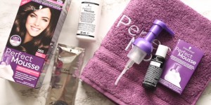 Beitragsbild des Blogbeitrags Wenns mal schnell gehen muss – Haare färben mit Perfect Mousse