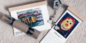 Beitragsbild des Blogbeitrags Schönes Weihnachtsgeschenk aus alten Zeichnungen 