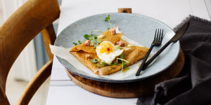 Beitragsbild des Blogbeitrags Galettes Bretonnes (glutenfrei) oder sag niemals Palatschinke zu ihr