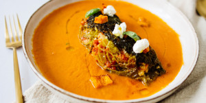 Beitragsbild des Blogbeitrags Vegetarische Wirsingroulade oder die neuen Klassiker