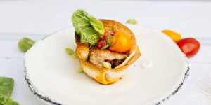 Beitragsbild des Blogbeitrags Schnelle Cheeseburger Muffins aus dem Ofen oder am liebsten sofort