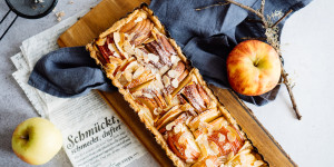 Beitragsbild des Blogbeitrags Apfel-Frangipane-Tarte oder wenn Gräfin Goldach mit Kronprinz Rudolf …