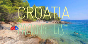 Beitragsbild des Blogbeitrags Croatia Packing List: What to pack for Croatia?