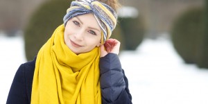 Beitragsbild des Blogbeitrags Stylisches Stirnband selber nähen