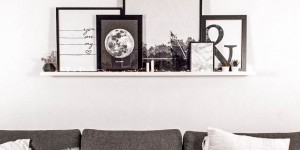 Beitragsbild des Blogbeitrags Tipps – Bilderwand mit Bilderleisten gestalten