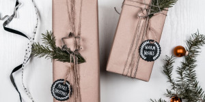 Beitragsbild des Blogbeitrags DIY – Geschenke für Weihnachten verpacken 