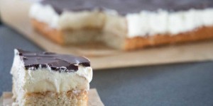 Beitragsbild des Blogbeitrags Vegane Bananenschnitte
