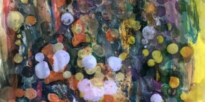 Beitragsbild des Blogbeitrags daham # 52: Tropfenbatik