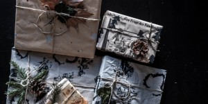 Beitragsbild des Blogbeitrags Nachhaltiges, DIY Geschenkpapier