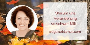 Beitragsbild des Blogbeitrags Wenn Veränderung schwer fällt – wer ist der Chef?