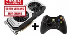 Beitragsbild des Blogbeitrags PALIT GeForce GTX 980 Ti Jetstream Grafikkarte (6GB GDDR5) + Xbox 360 Wireless Controller + Gears of  War 4 um 349 € statt 667,10 € 