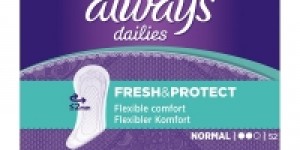 Beitragsbild des Blogbeitrags 5x Always Fresh&Protect Slipeinlagen (52 Stück) um 6,45 € statt 13,25 € 