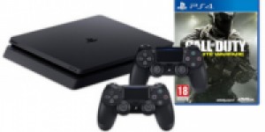 Beitragsbild des Blogbeitrags PS4 Slim 1TB + 2 Controller + CoD Infinite Warfare um 274 € statt 402 €! 