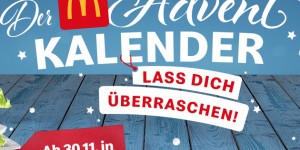 Beitragsbild des Blogbeitrags McDonald’s Adventkalender 2016 – alle Angebote im Überblick 
