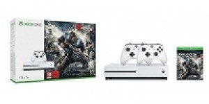 Beitragsbild des Blogbeitrags Xbox One S 1TB + 2x Controller + Gears of War 4 um 279 € statt 374,63 €