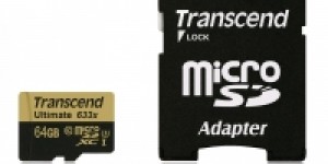 Beitragsbild des Blogbeitrags Transcend Ultimate microSDXC UHS-I U3 64GB inkl. Adapter um 39,91 € 