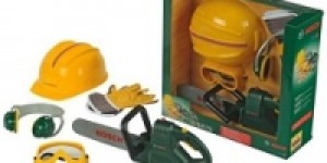 Beitragsbild des Blogbeitrags Bosch Kinderwerkzeugset (Kettensäge und Zubehör) um 20,45 € 