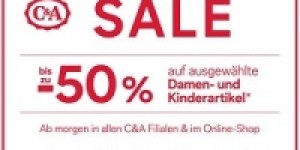 Beitragsbild des Blogbeitrags C&A Sale – bis zu 50 % Rabatt auf Damen- und Kinderbekleidung 