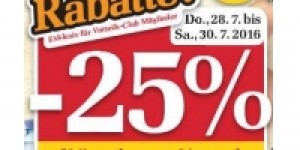 Beitragsbild des Blogbeitrags Billa: 25% Rabatt auf Mineral, Limo, Fruchtsäfte & Energydrinks bis 2.7. & 1+1/2+1 GRATIS-Angebote bis 3.8.2016 