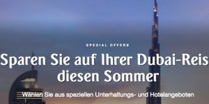 Beitragsbild des Blogbeitrags Emirates Reisepakete