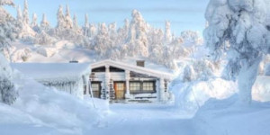 Beitragsbild des Blogbeitrags Blockhausromantik in Lappland 