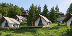 Beitragsbild des Blogbeitrags Glamping Village Kötschach