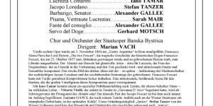 Beitragsbild des Blogbeitrags Amici del Belcanto! Konzertante Oper in Ternitz/Niederösterreich: I Due Foscari von Verdi 