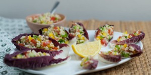 Beitragsbild des Blogbeitrags Chicorée Schiffchen. Perfektes Fingerfood.