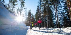 Beitragsbild des Blogbeitrags Echt fett – Mädels Fatbike Tour zum Sattelbauer 