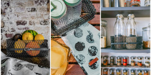 Beitragsbild des Blogbeitrags DIY multifunktioneller Korb aus Metallgitter