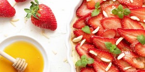 Beitragsbild des Blogbeitrags Erdbeertarte – Tarte aux fraises