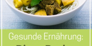 Beitragsbild des Blogbeitrags Gesunde Ernährung, einfache Tipps und Basics