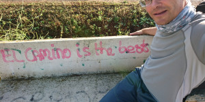 Beitragsbild des Blogbeitrags Sprüche die aufmuntern, Weisheiten und Bilder am Camino!