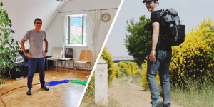 Beitragsbild des Blogbeitrags Therapeutische Tanzen und Pilgern am Camino France im Herbst!