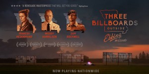 Beitragsbild des Blogbeitrags „Three Billboards outside Ebbing, Missouri“ – Kritik 