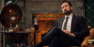 Beitragsbild des Blogbeitrags Nicolas Cage präsentiert: „Die Geschichte der Schimpfwörter“ auf Netflix – Kritik